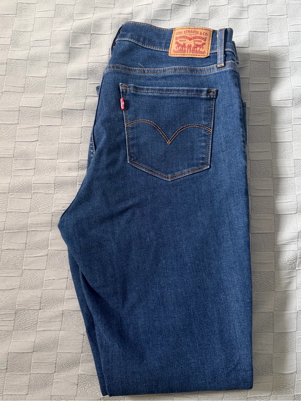Levi's Men's Straight Jeans - Deep Blue Denim